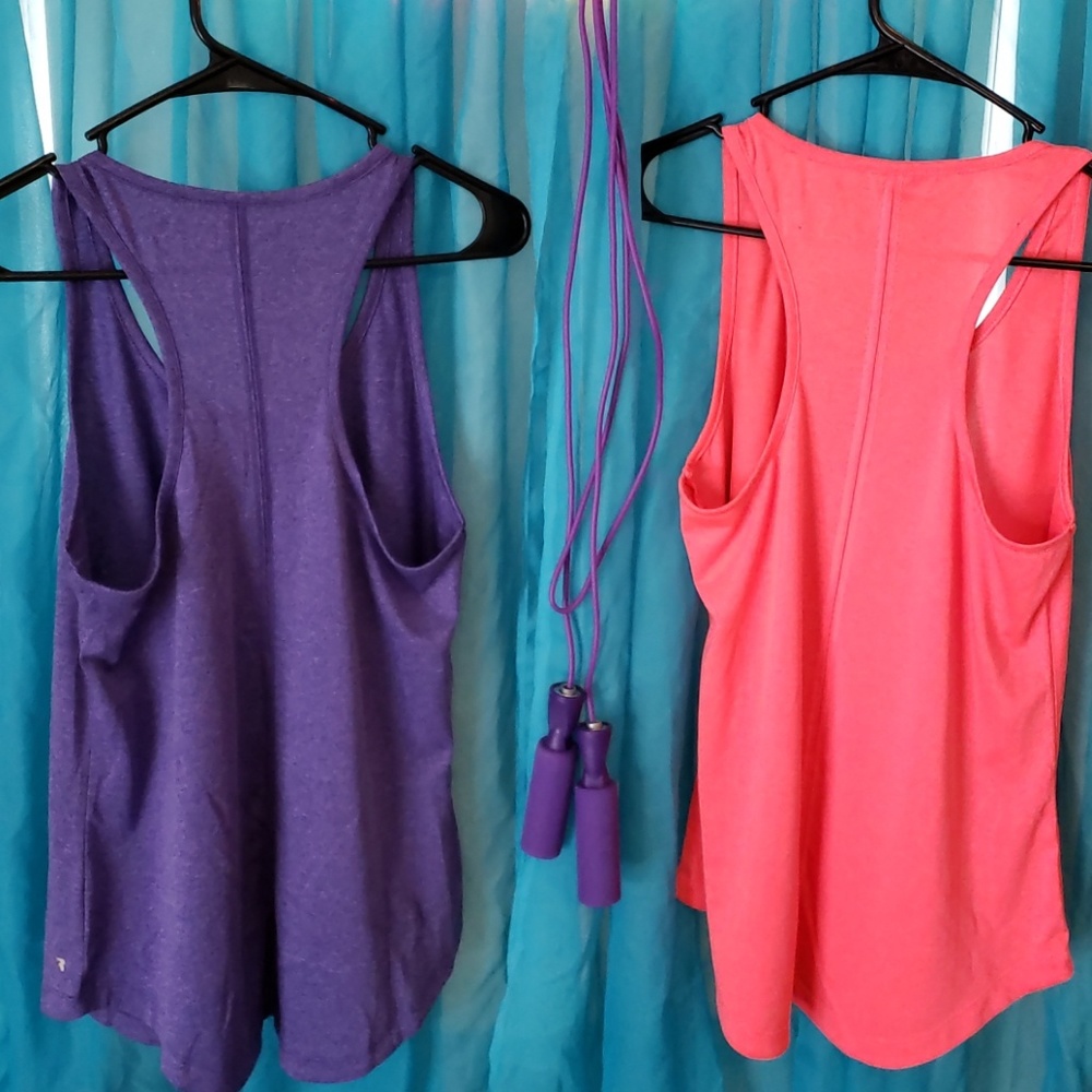 2 Layer 8 Performance Racerback Workout Tops - image 4